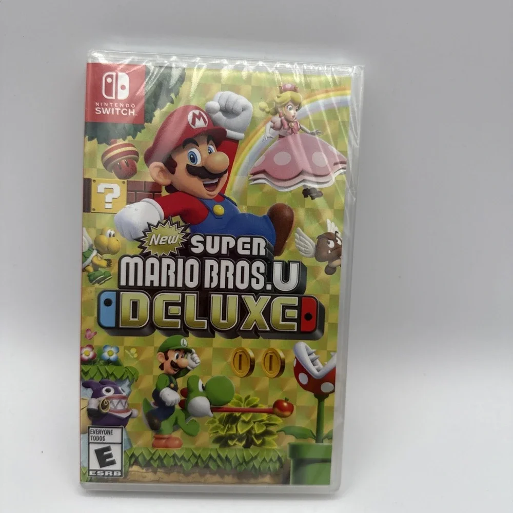 Super Mario Bros U. Deluxe Nintendo Switch 1 Video Game Brand New Factory Sealed